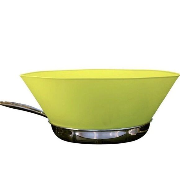 NEW Frywall 10" Pan Cooking Grease Splatter Guard Silicone Protector Green - Picture 2 of 7